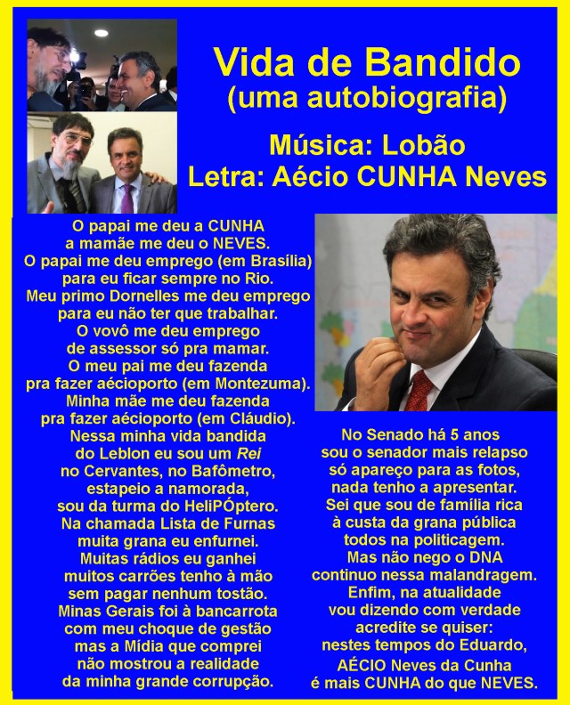 aécio mais CUNHA do que NEVES