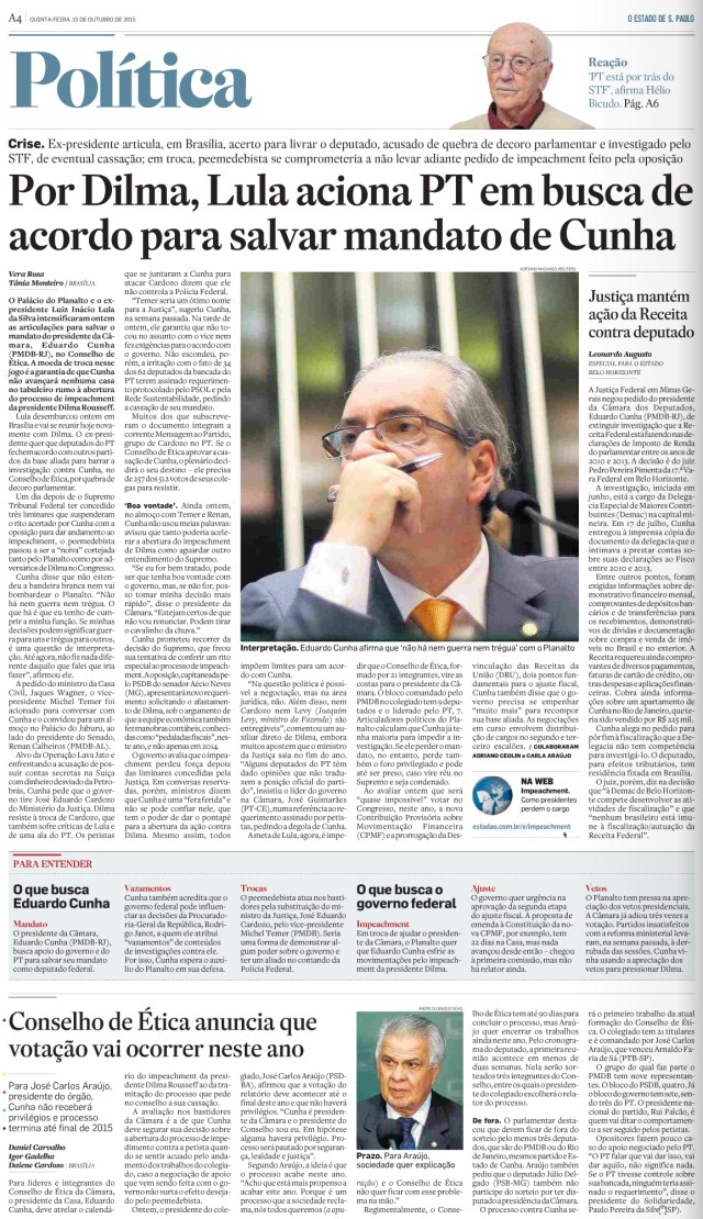 lula tenta salvar cunha by estadão 2