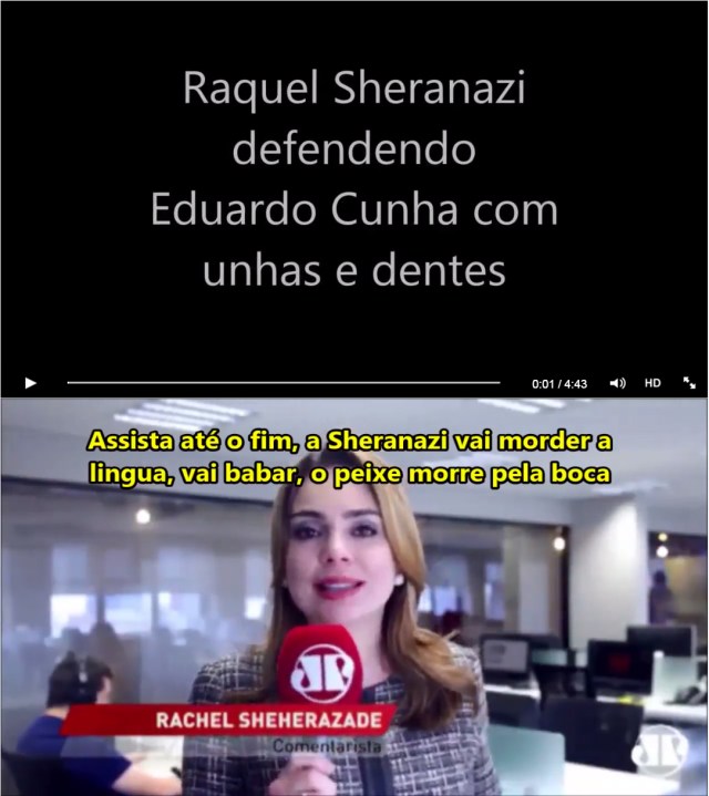 sheranazadi defende cunha